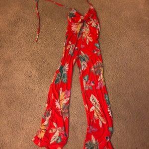 Floral fitted jumpsuit